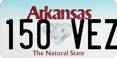 AR license plate 150VEZ
