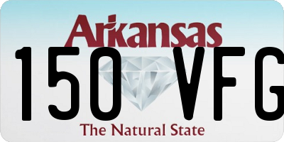 AR license plate 150VFG