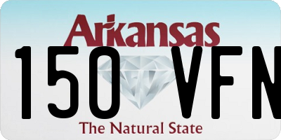 AR license plate 150VFN