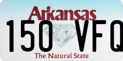 AR license plate 150VFQ