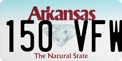 AR license plate 150VFW