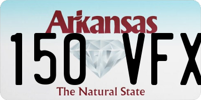 AR license plate 150VFX