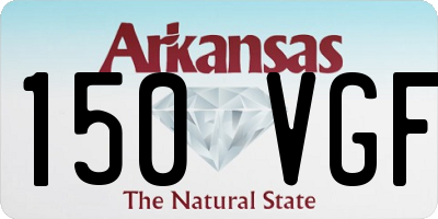 AR license plate 150VGF