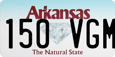 AR license plate 150VGM