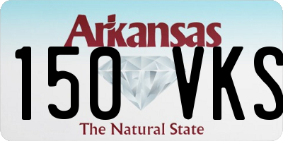 AR license plate 150VKS