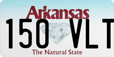 AR license plate 150VLT