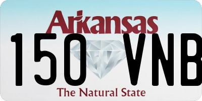 AR license plate 150VNB