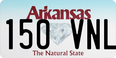 AR license plate 150VNL