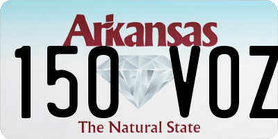AR license plate 150VOZ