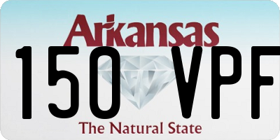 AR license plate 150VPF