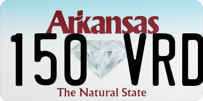 AR license plate 150VRD