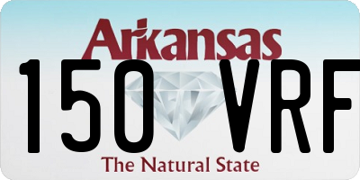 AR license plate 150VRF