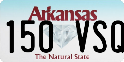 AR license plate 150VSQ