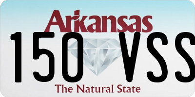 AR license plate 150VSS
