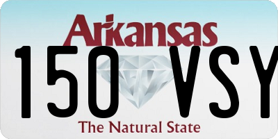 AR license plate 150VSY