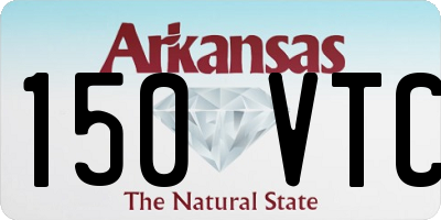 AR license plate 150VTC