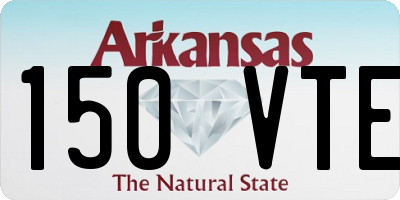 AR license plate 150VTE