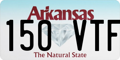 AR license plate 150VTF