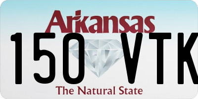 AR license plate 150VTK