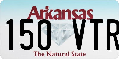 AR license plate 150VTR