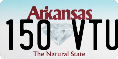 AR license plate 150VTU