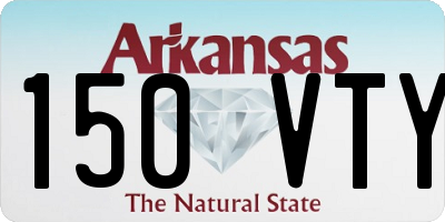 AR license plate 150VTY