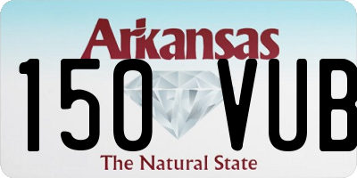 AR license plate 150VUB