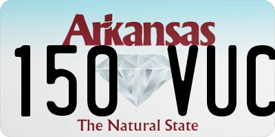 AR license plate 150VUC