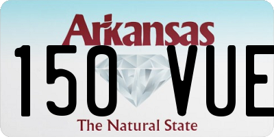 AR license plate 150VUE