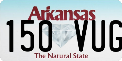 AR license plate 150VUG