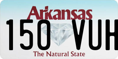 AR license plate 150VUH