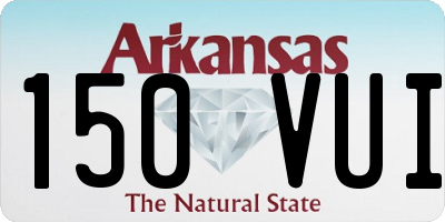 AR license plate 150VUI
