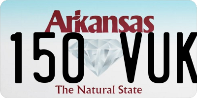 AR license plate 150VUK