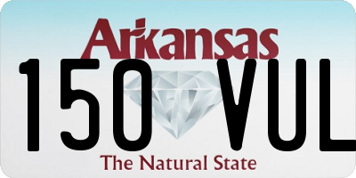 AR license plate 150VUL