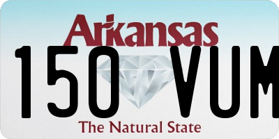 AR license plate 150VUM