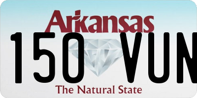 AR license plate 150VUN