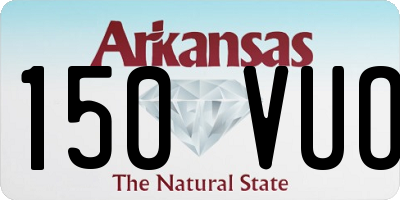 AR license plate 150VUO