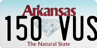AR license plate 150VUS