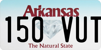 AR license plate 150VUT