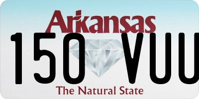AR license plate 150VUU