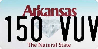 AR license plate 150VUV