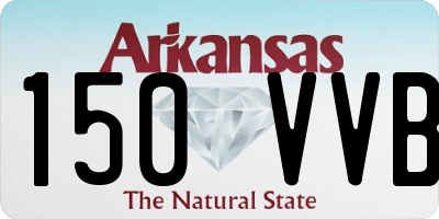 AR license plate 150VVB