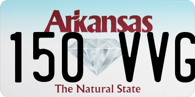 AR license plate 150VVG