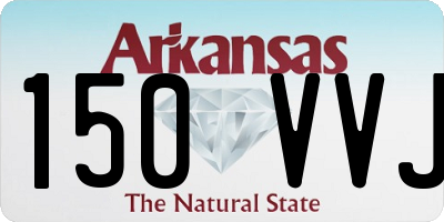 AR license plate 150VVJ
