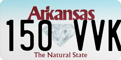 AR license plate 150VVK