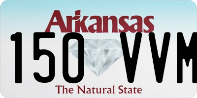 AR license plate 150VVM