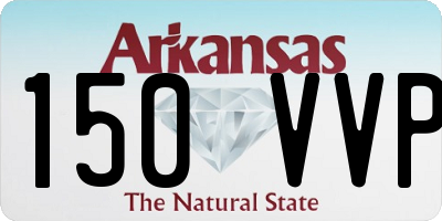 AR license plate 150VVP