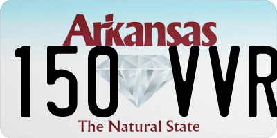 AR license plate 150VVR
