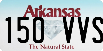 AR license plate 150VVS