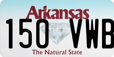 AR license plate 150VWB